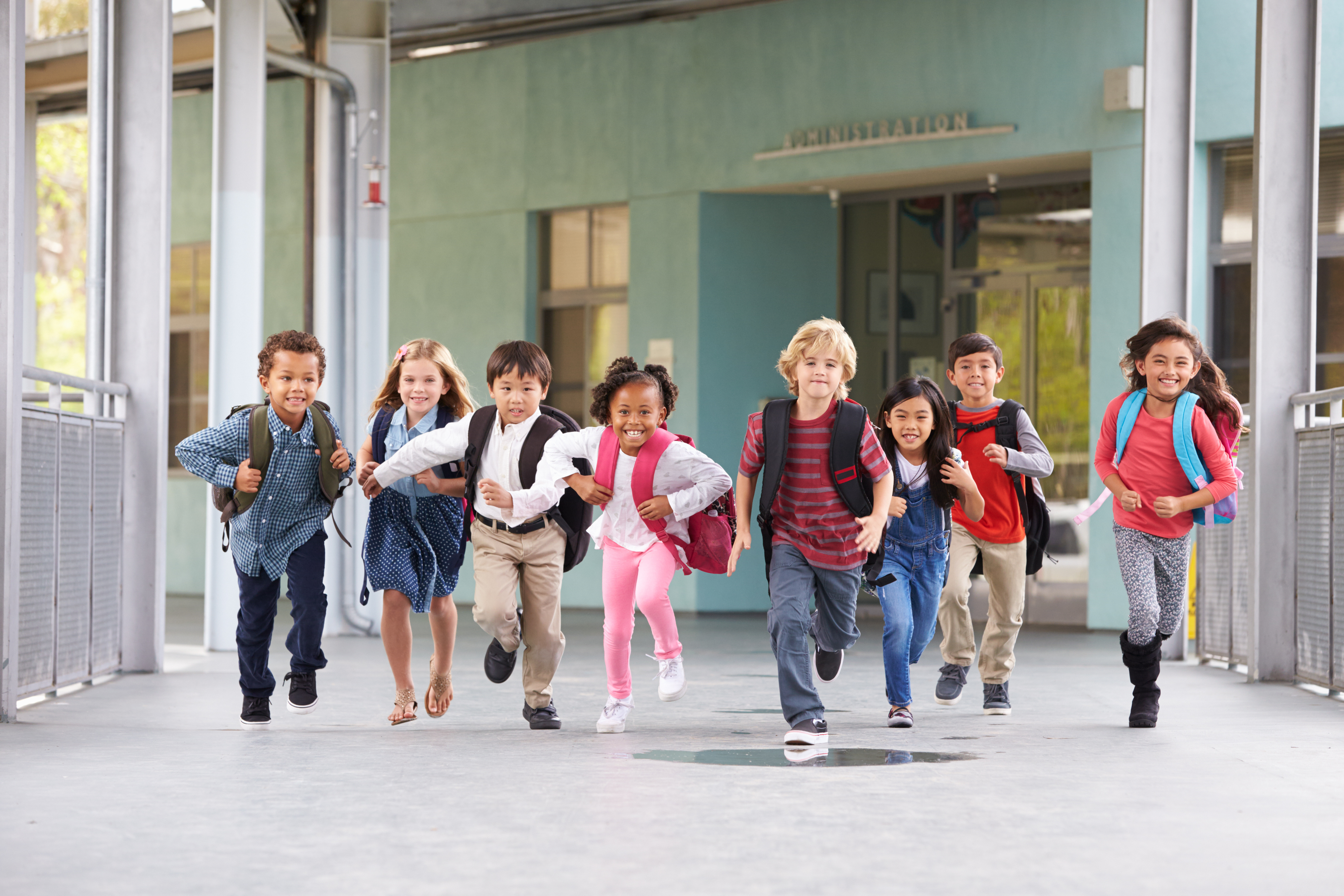 School hallway