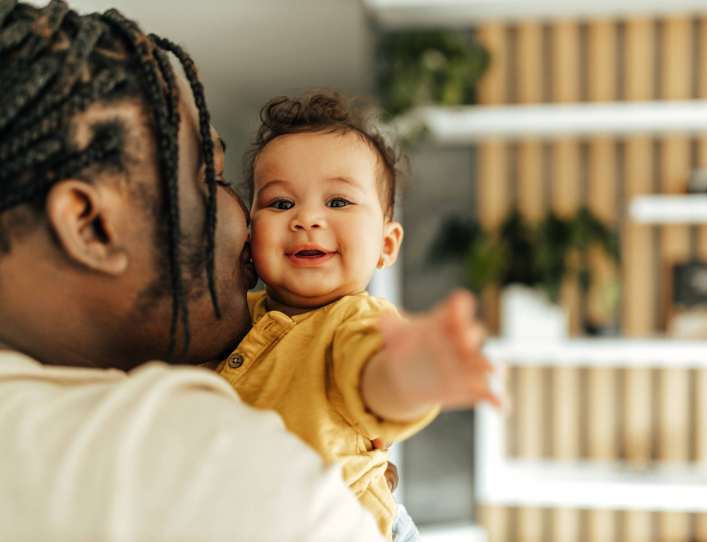 Dad and baby